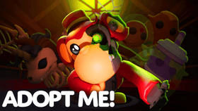 Adopt Me Halloween event promotional artwork with spooky seasonal characters