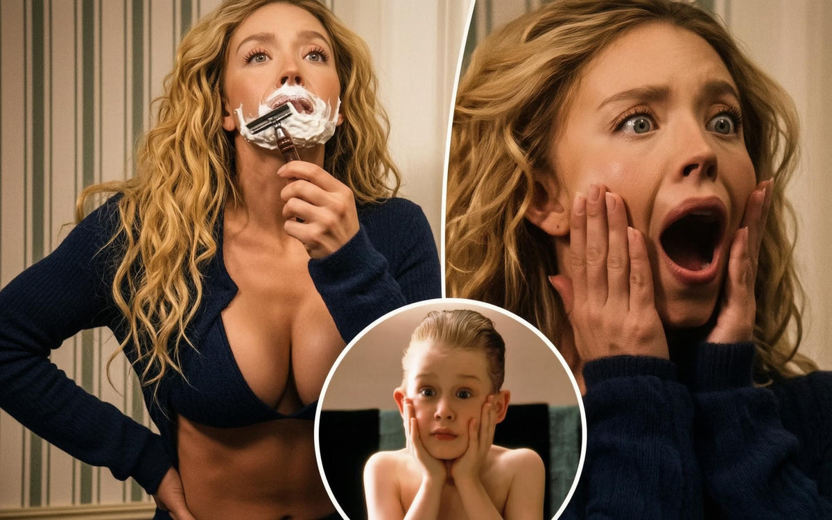 Sydney Sweeney SYRN Home Alone holiday campaign