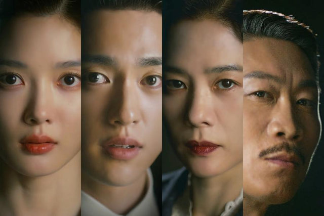 Character portraits for Netflix and tvN Korean drama 100 Days of Deception