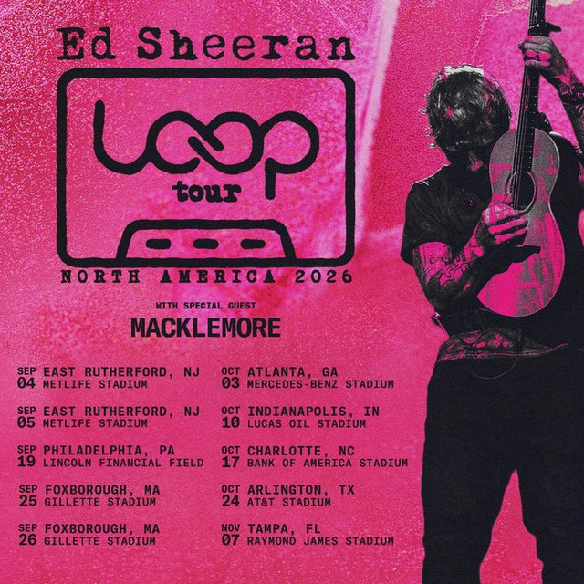 Ed Sheeran Loop Tour Dates After the Macklemore Fallout