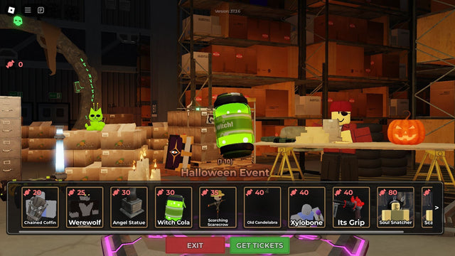 Historical Evade Halloween cosmetic shop image used as illustrative artwork for the Wisp farming guide