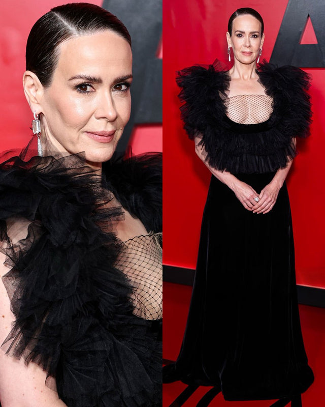 Sarah Paulson at American Horror Story Season 13 premiere ahead of full season schedule