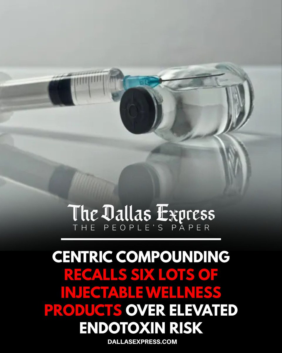 Centric Compounding Recalls Injectable Wellness Products Over Elevated Endotoxin Levels
