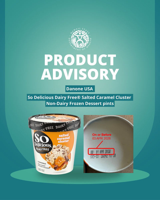 Danone Recalls So Delicious Dairy-Free Salted Caramel Cluster Pints Over Possible Stones and Hard Objects