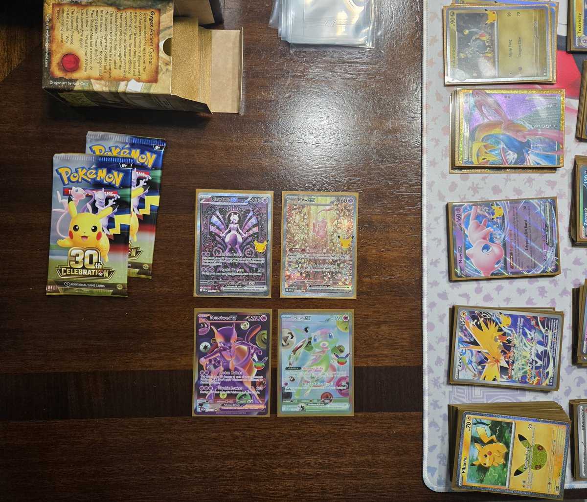 Pikachu Rare, Mew EX and Mewtwo EX: The Star Cards of Pokemon 30th Celebration
