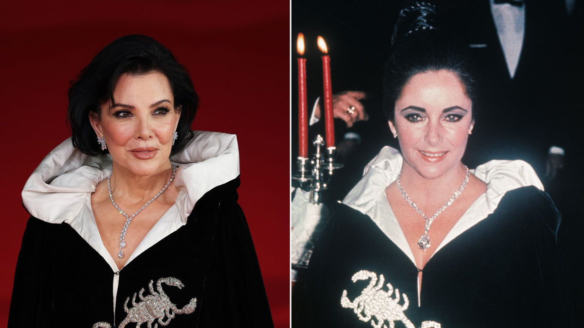 Kris Jenner Elizabeth Taylor scorpion cape 2026