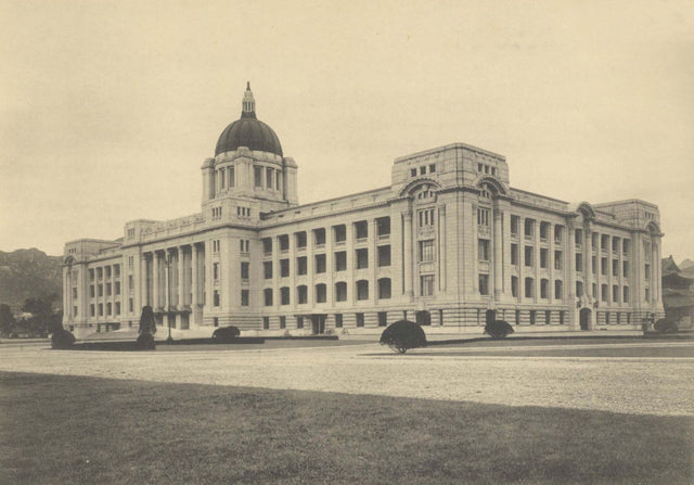 The former Japanese Government-General building at Gyeongbokgung in Seoul, photographed in 1929