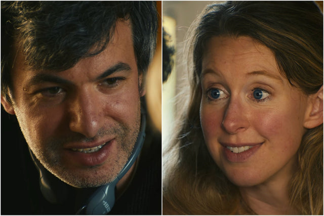 Nathan Fielder and Elizabeth Holmes in You Can See Everything