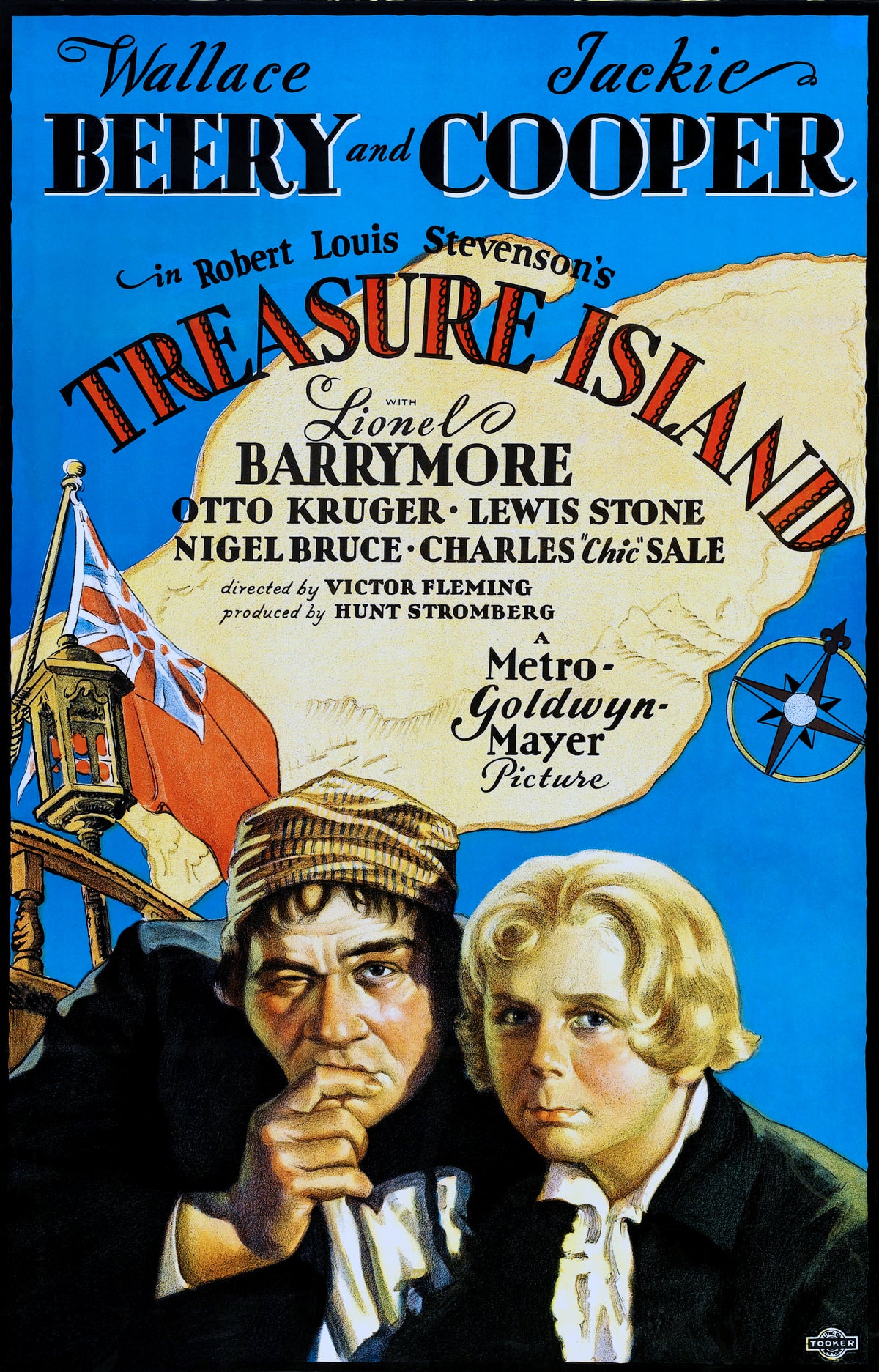1934 MGM Treasure Island theatrical poster for the adaptation timeline feature image