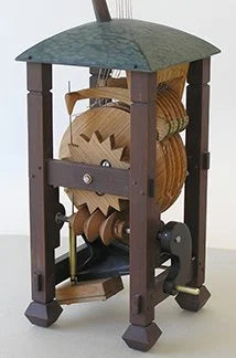 Mechanical singing-bird automaton mechanism by artist Bliss Kolb, related to the Kelly Clarkson Art of Play story