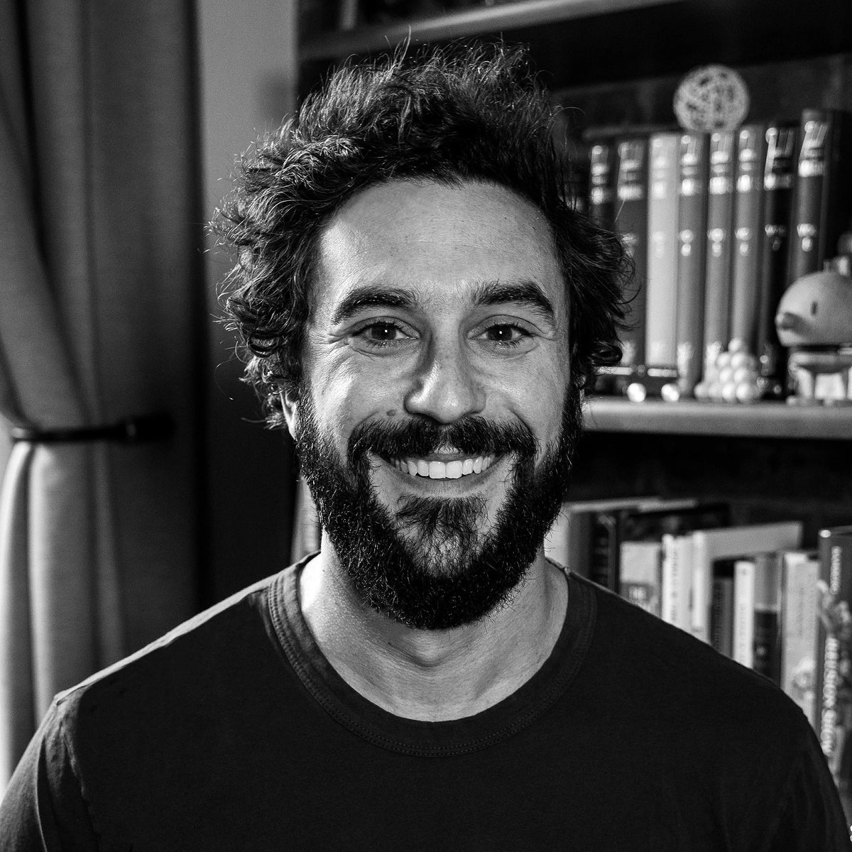 Author Adam Rubin, creator of Dragons Love Tacos and co-owner of Art of Play