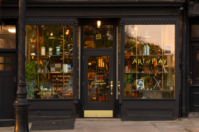 Art of Play Brooklyn storefront connected to the Kelly Clarkson Molly bird price dispute