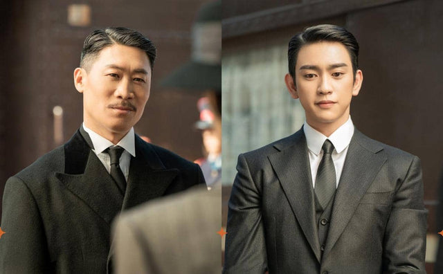 Jin Sun-kyu and Park Jinyoung in promotional portraits for 100 Days of Deception
