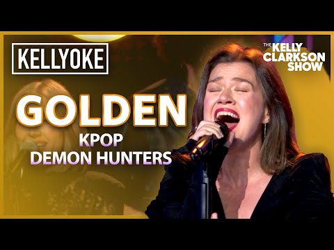 Kelly Clarkson performs Golden during the final Kellyoke on The Kelly Clarkson Show