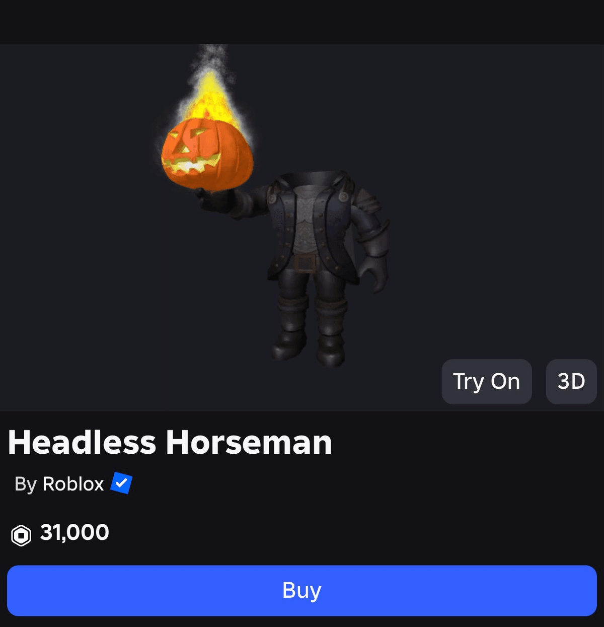 Hollow Horseman Bundle at 31,000 Robux? Is a Price Drop Coming?