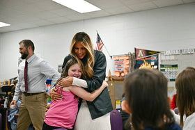 Melania Trump Visits North Carolina School to Highlight Classroom Technology