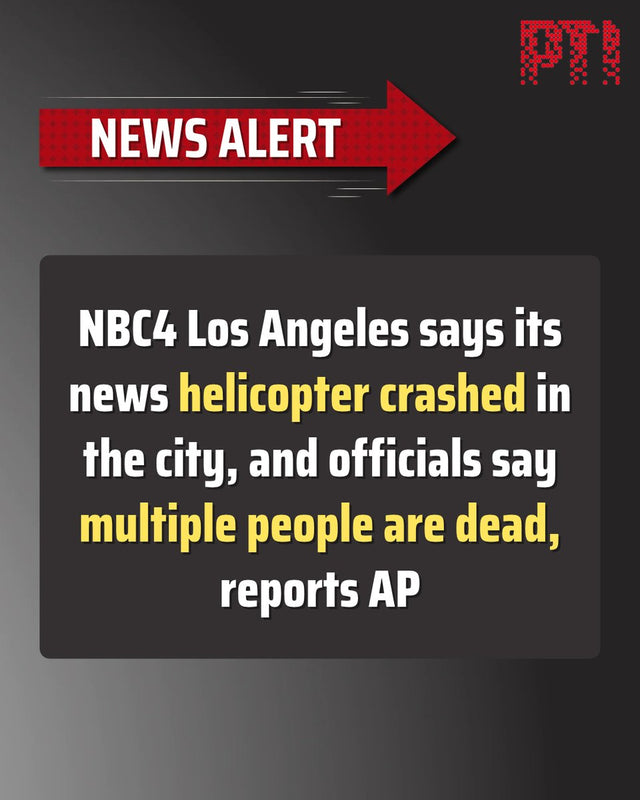 News Helicopter Crashes in Los Angeles, Killing Multiple People