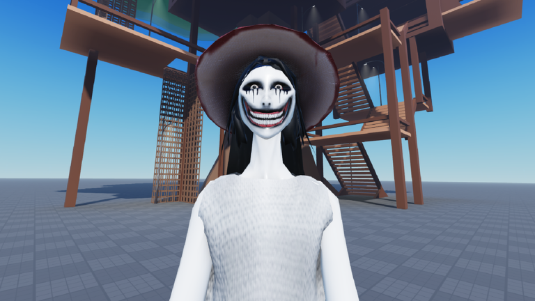 Hiachi-style Roblox horror character reference image for The Hollow nine-monster guide; original-game context, not event gameplay