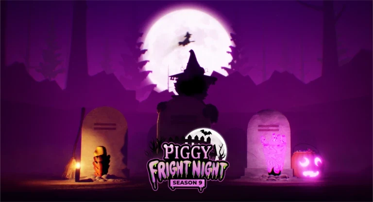 Piggy Fright Night Season 9 Halloween game artwork on Roblox