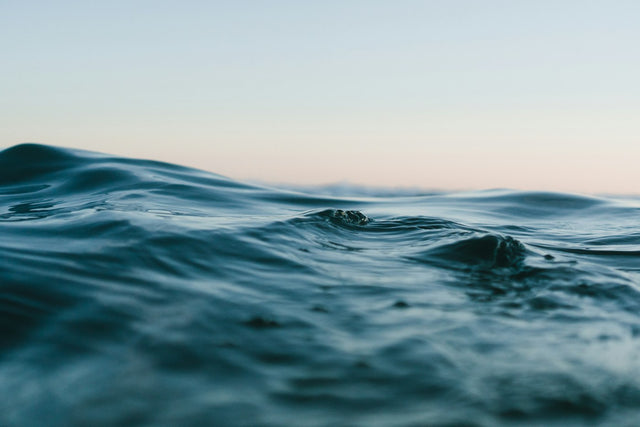 Dark ocean waves evoking the danger surrounding the black spot in Treasure Island