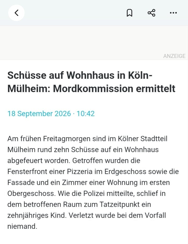 Schüsse auf Pizzeria und Wohnung in Köln-Mülheim: Zehnjähriges Kind schlief im getroffenen Zimmer