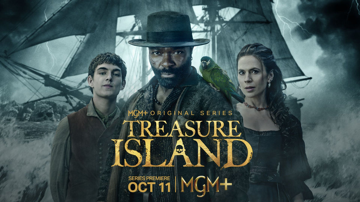 Treasure Island 2026 official key art featuring David Oyelowo, Hayley Atwell and Tom Sweet