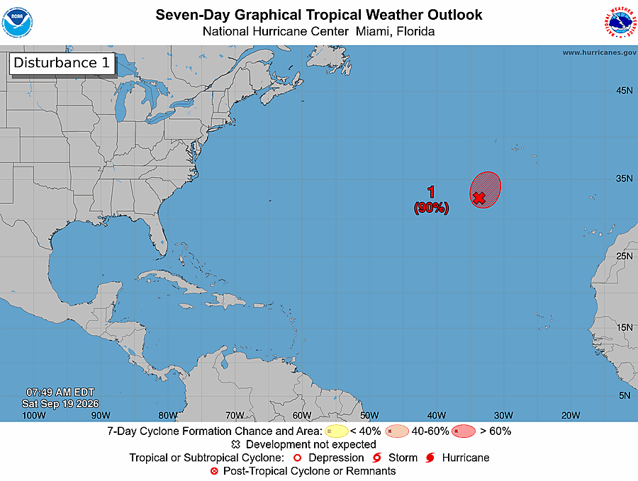 Tropical Storm Track Today: Where Tropical Depression Six Is Moving