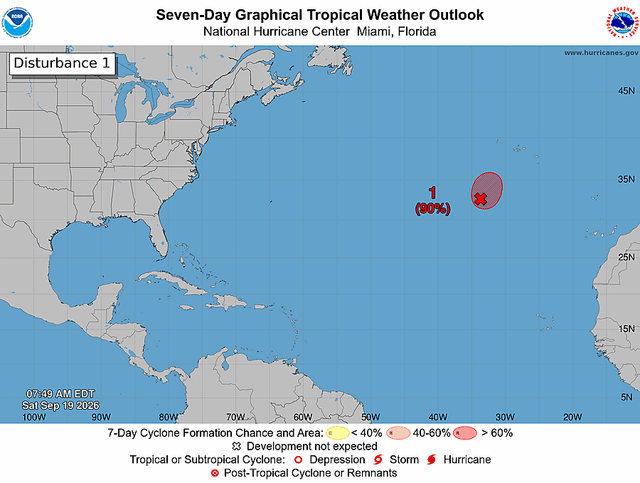 Tropical Storm Track Today: Where Tropical Depression Six Is Moving